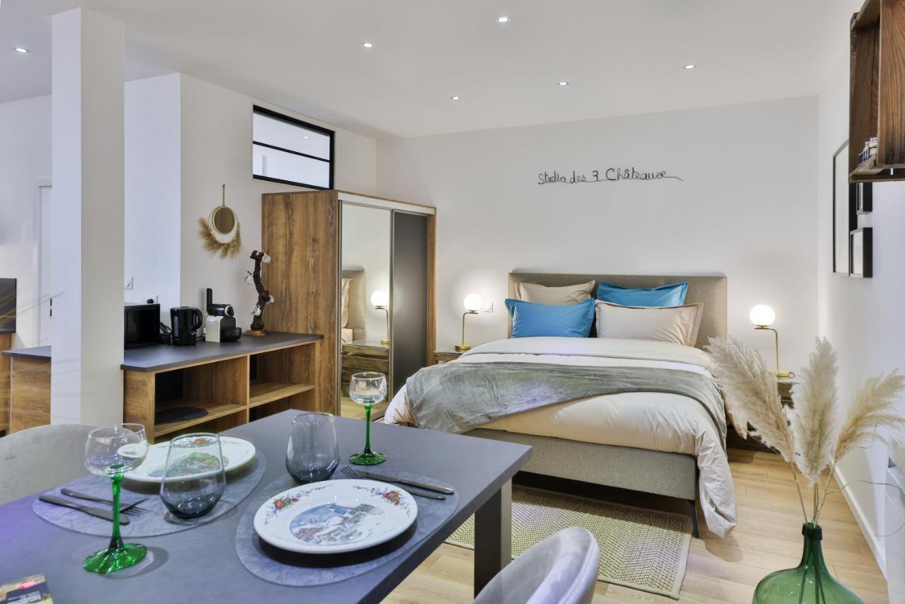 Studio Des 3 Chateaux Husseren-les-Châteaux Eksteriør bilde
